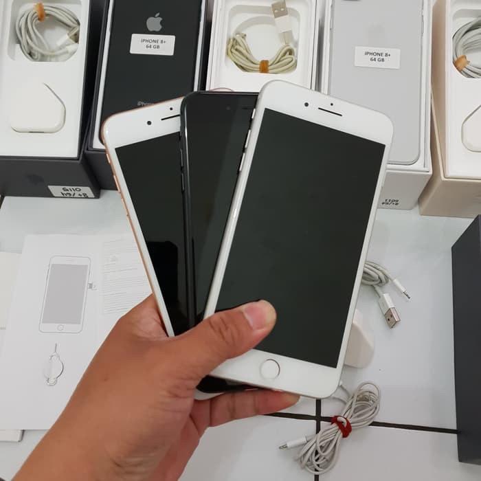 IPHONE 8 PLUS 256GB FULLSET second garansi resmi apple