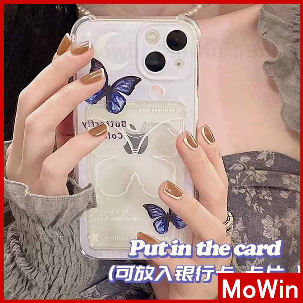 Casing Silikon Iphone 13 Pro Max 12 Pro Max 11 Pro Max 7 Plus Xr Xs Max Shockproof Motif Butterfly Moon