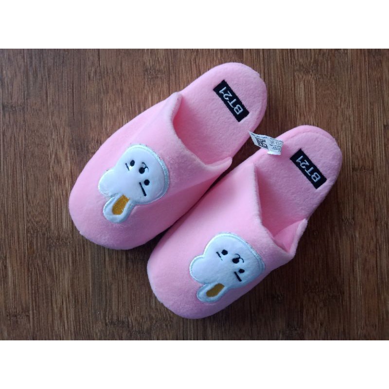  sandal  Slop bordir karakter bt21  Shopee  Indonesia