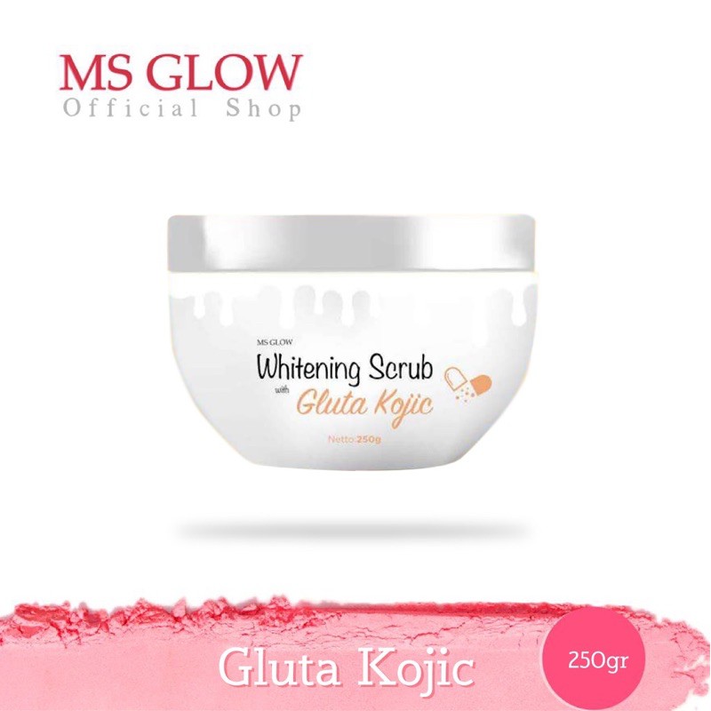 MS glow whitening scrub-Gluta kojic scrub