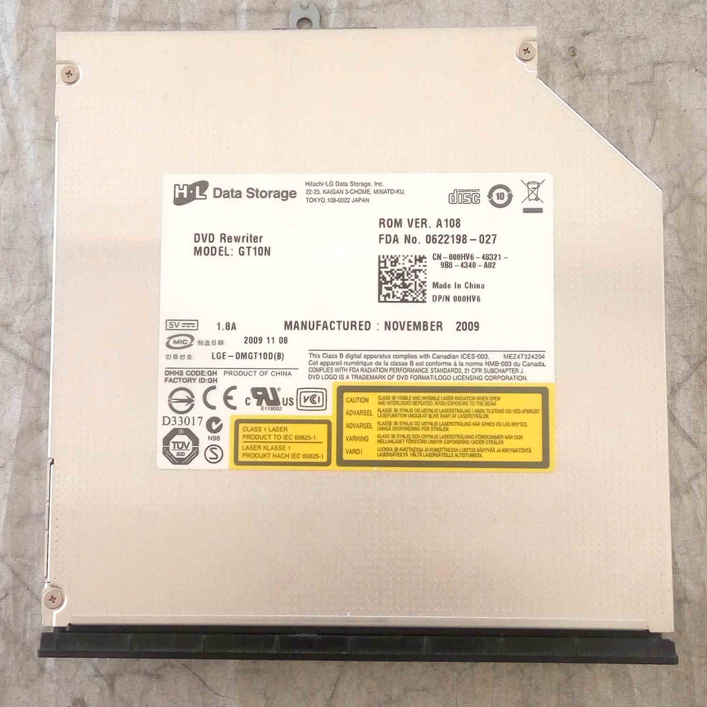 DVD RW Dell Inspiron 1440 DVD Rewriter Dell Inspiron 1440 DVD Rom DEll 1440 DVD Drive DEll 1440 Orig