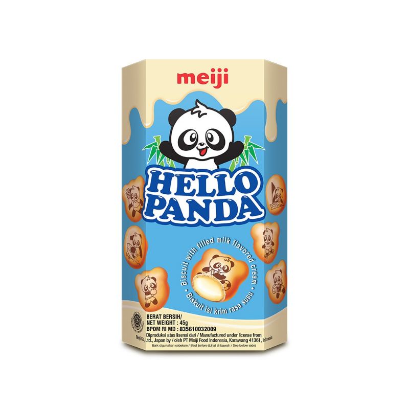 

BISCUIT HELLO PANDA MEIJI KEMASAN 45 GR