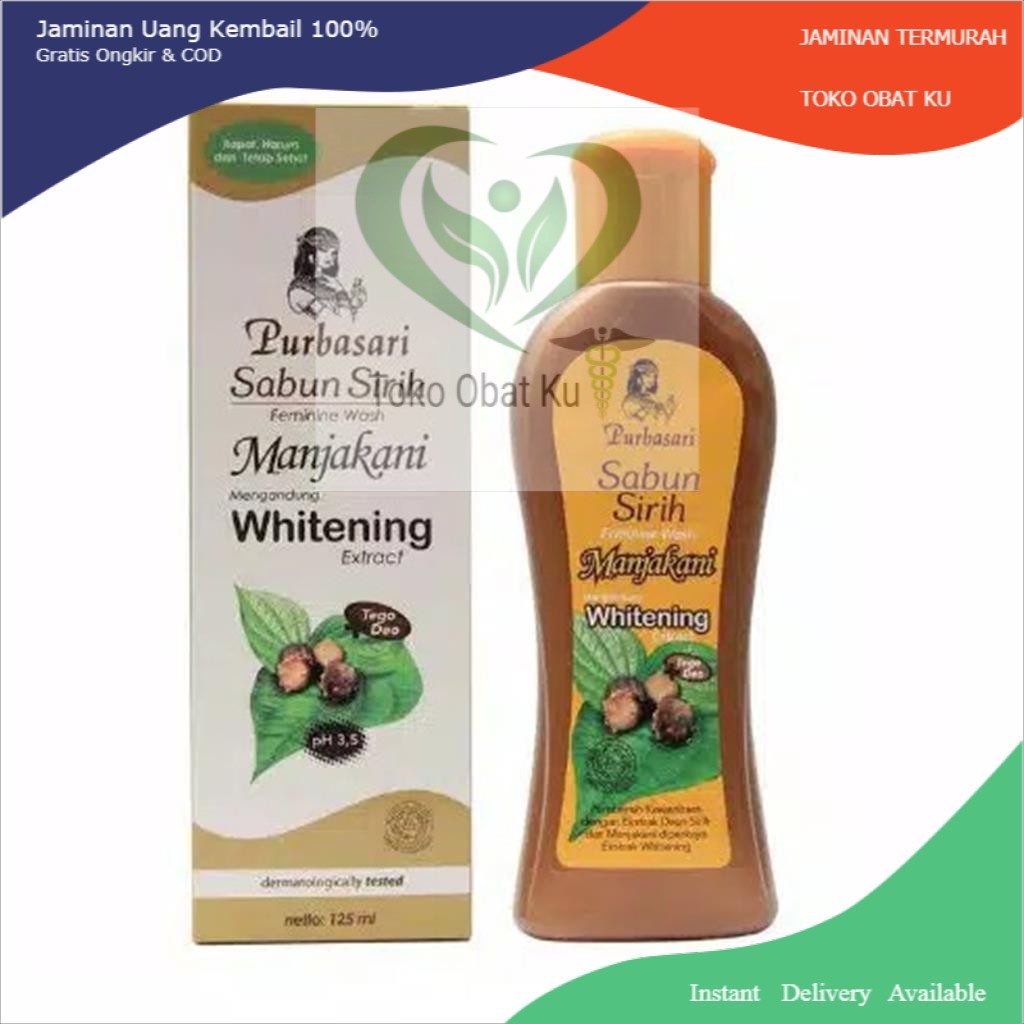 Purbasari Sabun Sirih Manjakani Whitening 125ml / 60m Original