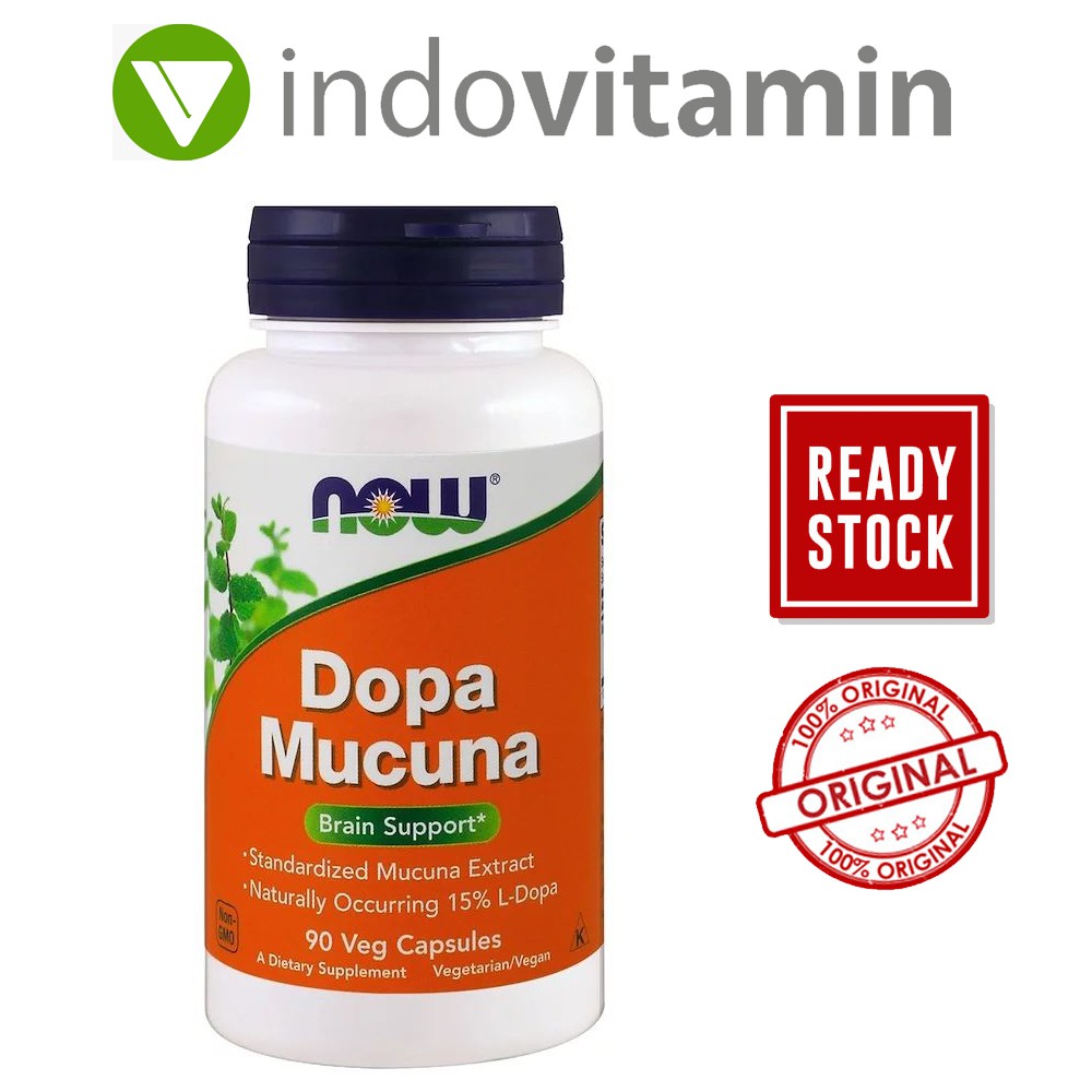 Dopa Mucuna, 90 Veg Capsules, Now Foods Dopamine Mucuna Pruriens