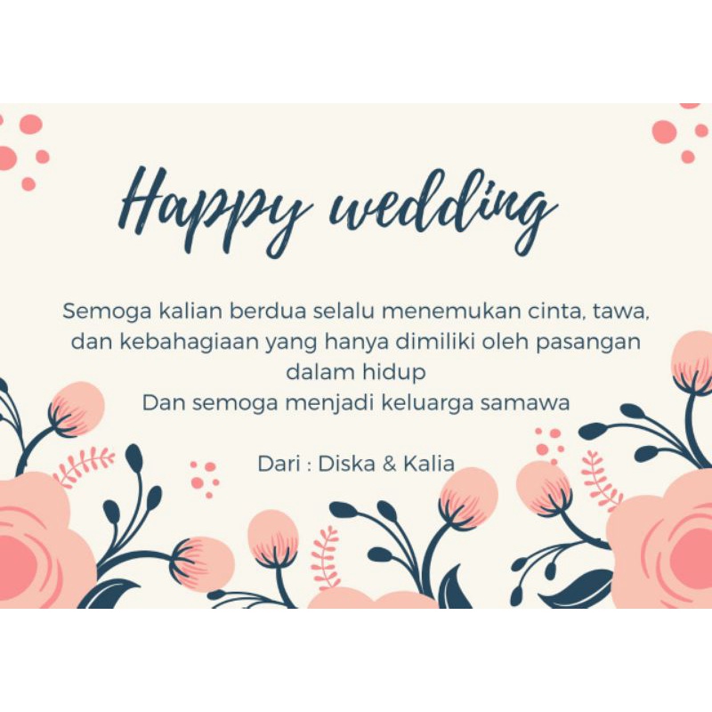 

KARTU UCAPAN/KERTAS KADO