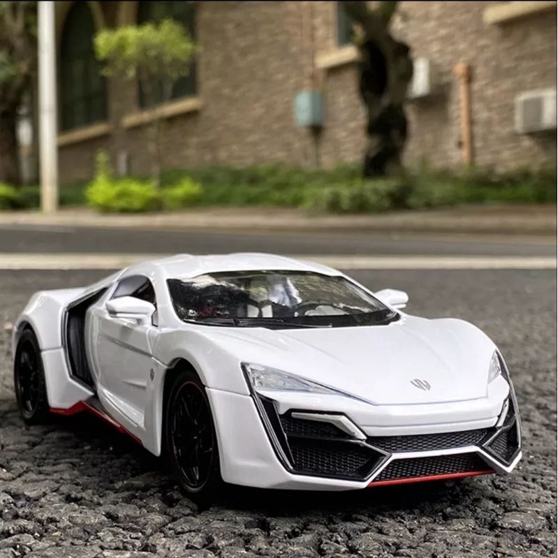 Diecast Mobil Lykan Hypersport FAST FURIOUS Skala 1:32 Miniatur Diecast Mobil Mobilan Pajangan