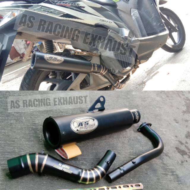 Knalpot Vario125 Vario150 Vario110 knalpot AS RACING ORIGINAL