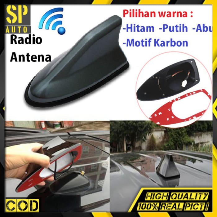 Antena Radio Mobil Sirip Hiu Universal Aneka Warna SH148