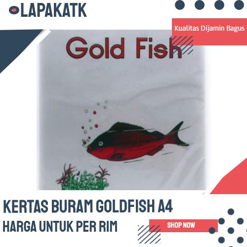 

RB PROMO Kertas Buram Gold Fish A4 & F4 + Free Ongkir