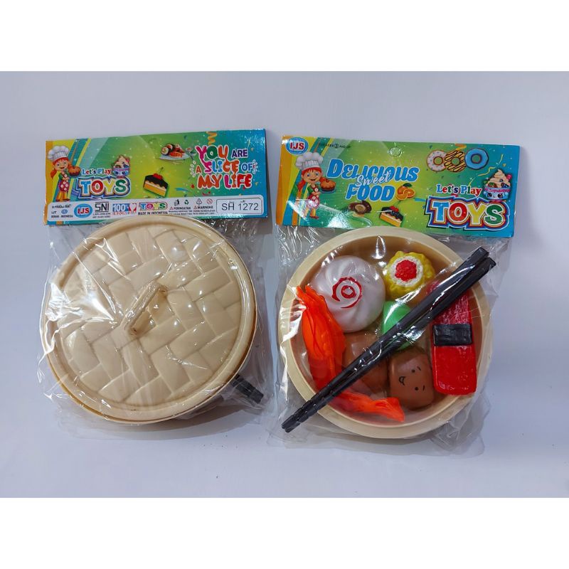 MAINAN ANAK  dimsum package / mainan delicius food makanan jepang lucu dan bagus SH1272