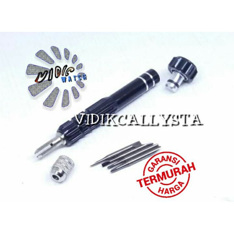 ALAT SERVIS JAM TANGAN OBENG SET PAKET