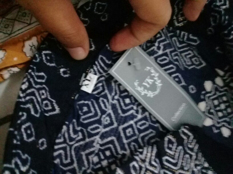 Kemeja Batik Prada Dewasa Lengan Panjang Jumbo