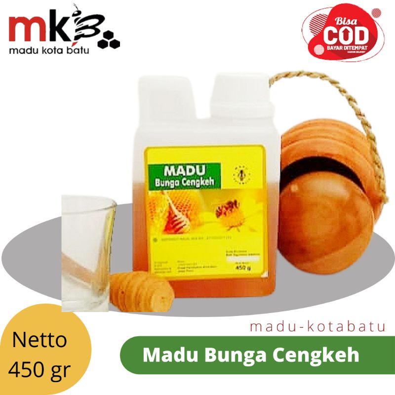 

Madu Cengkeh Murni 450g | Madu Asli Kota Batu | 100% Raw Honey Tanpa Campuran