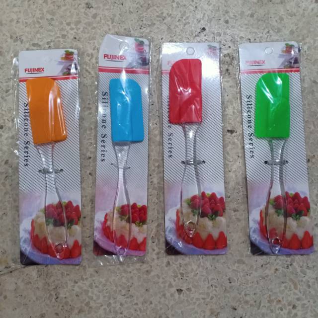 peletan silikon kecil besar/ Spatula silikon fujinex