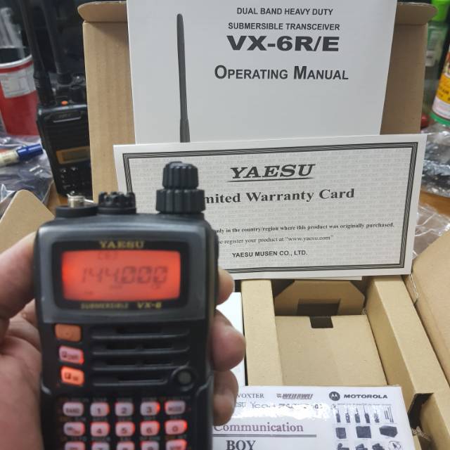 JUAL HT YAESU VX 6R ORIGINAL GARANSI RESMI MURAH VX6 VX-6 VX6R