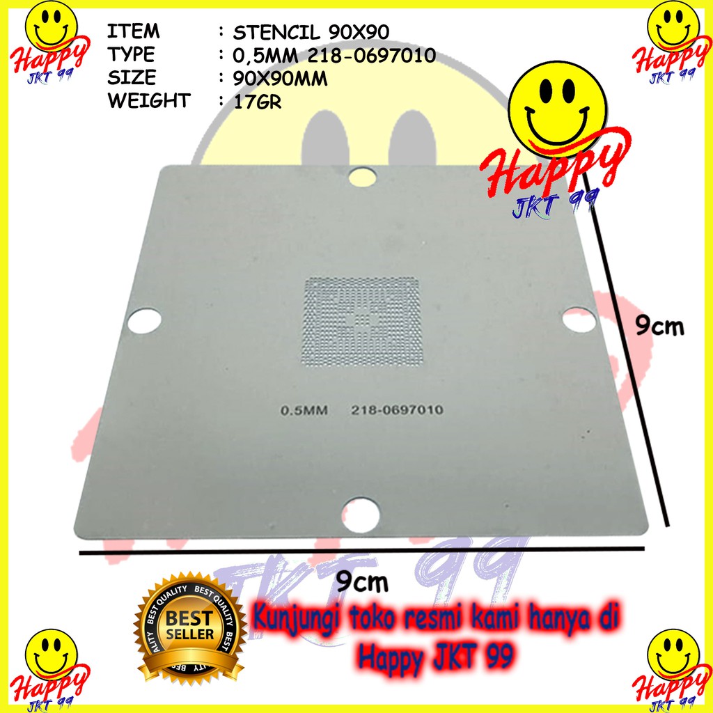 [ HAPPY JKT 99 ] STENCIL 90X90 218-0697014 218-0697010 218-0792001 218-0792006