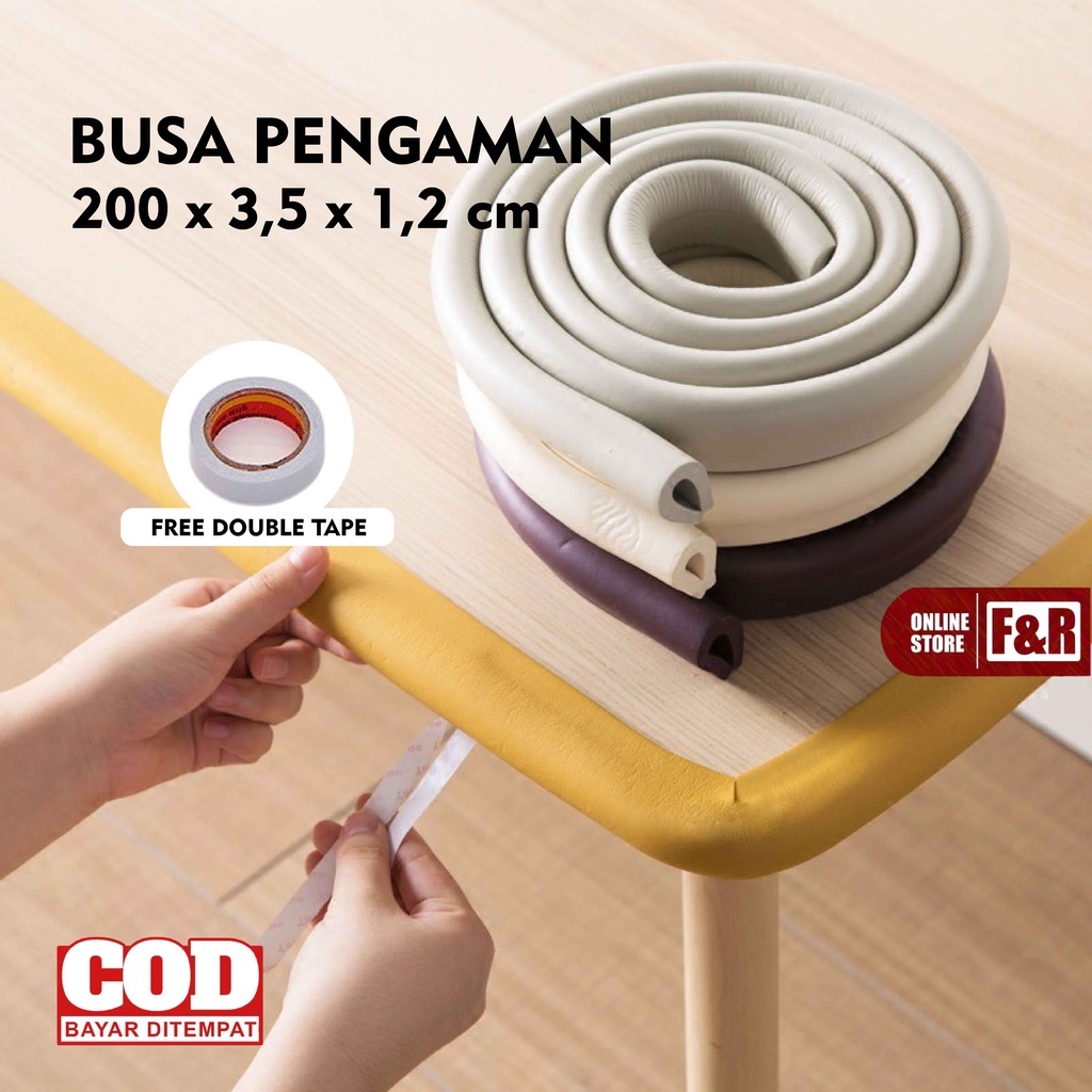 Busa Roll Pelindung Meja | Pengaman Furniture Laci | Pinggiran / Sudut Meja Baby Safety Strip Bumper