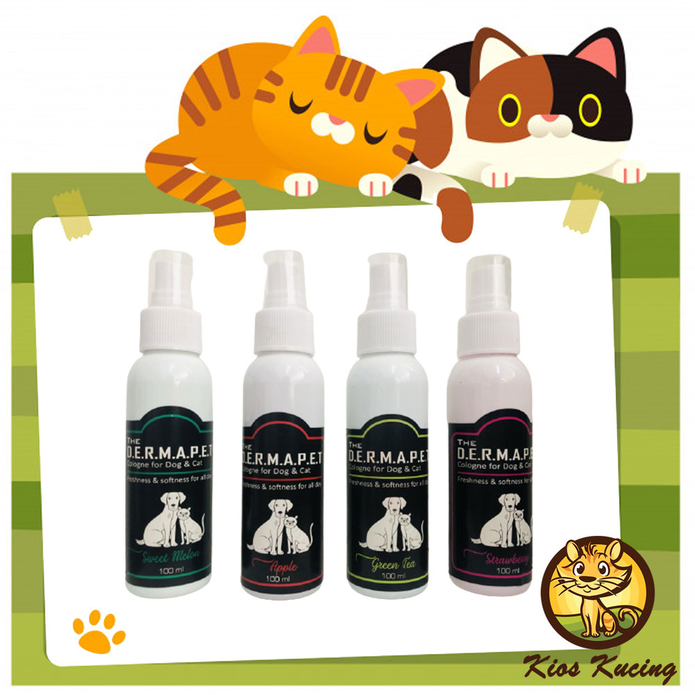 PARFUM DERMA COLOGNE 100ML UNTUK KUCING ANJING MELON  Shopee 