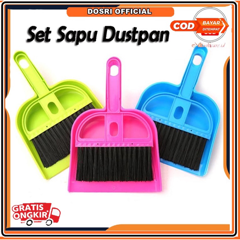 [BISA COD] Sapu Pengki Set Sapu dan Pengki Mini Set Mini Dustpan sapu dan serokan kecil