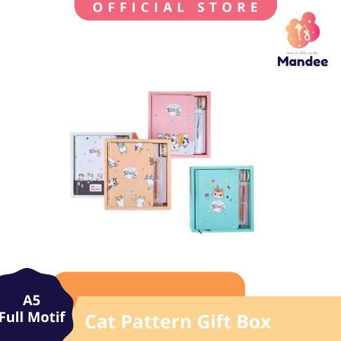 

Office & Stationery | Buku Tulis | [Garansi 7 Hari] Marshofficial New Style Gift Box Diary Set Cute Cat | Best Seller