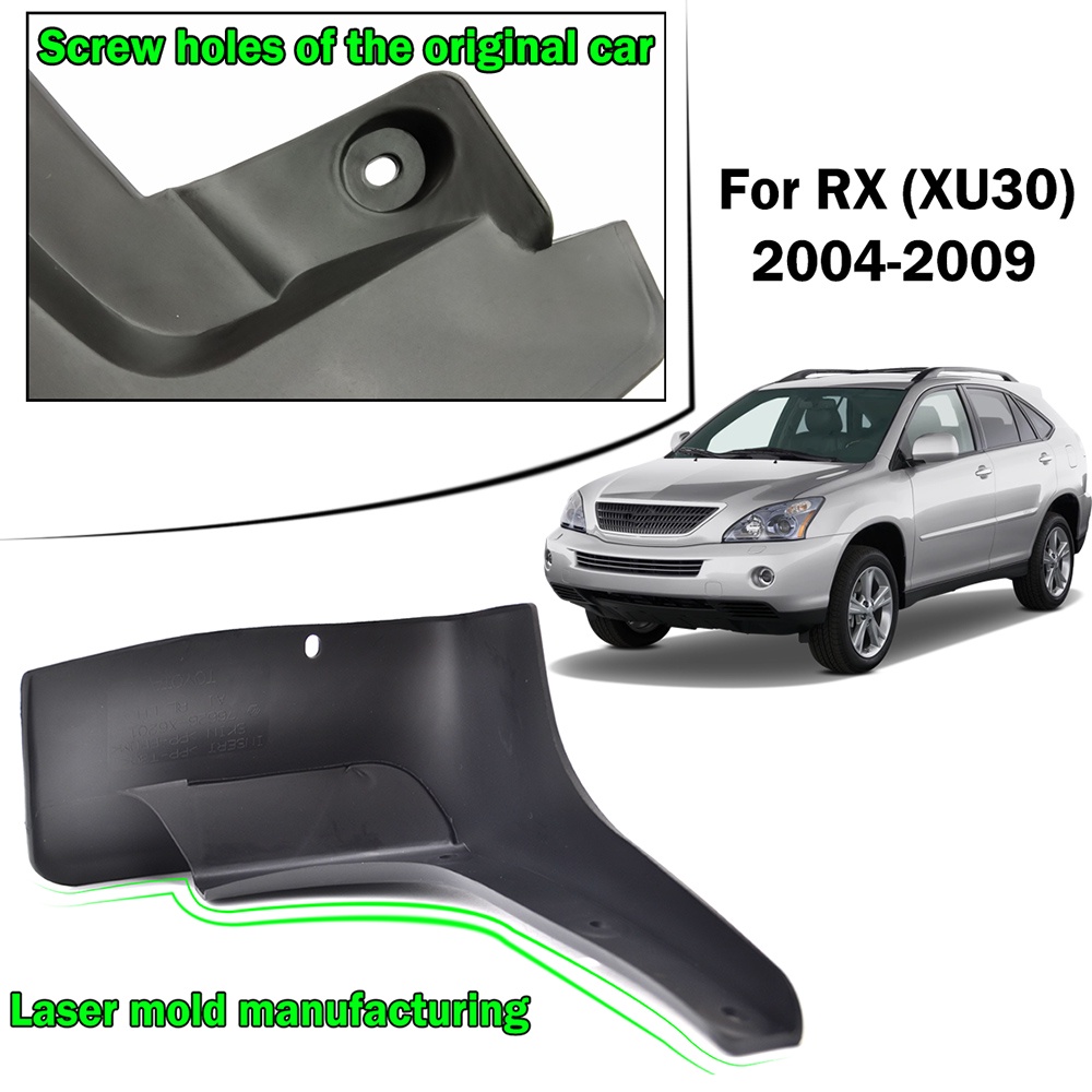 Mud Flap Pelindung Splash Untuk Mobil Lexus RX330 RX350 RX400h 2004-2006 2007 2008 2009