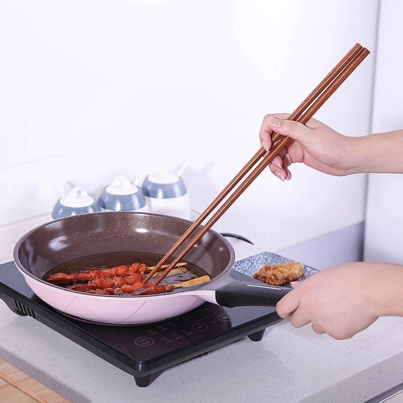 SUMPIT KAYU PANJANG MASAK TUMIS HOTPOT / WOODEN LONG CHOPSTICK 40 CM