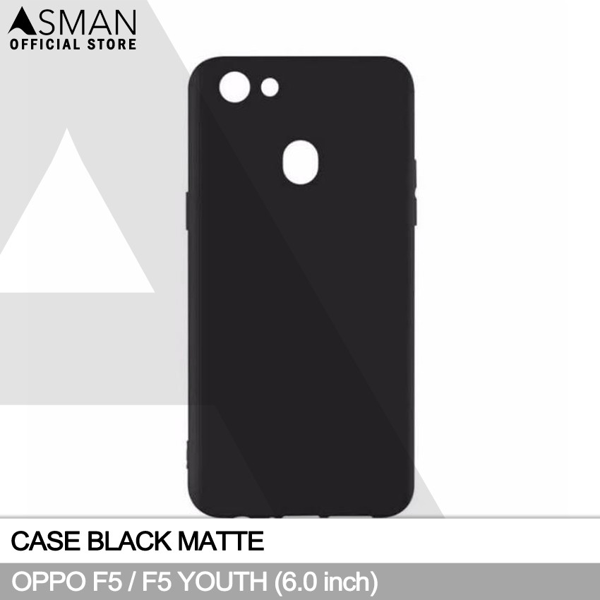 Ultraslim OPPO F5 / F5 Youth (6.0&quot;) | Soft Case Black Matte - Hitam