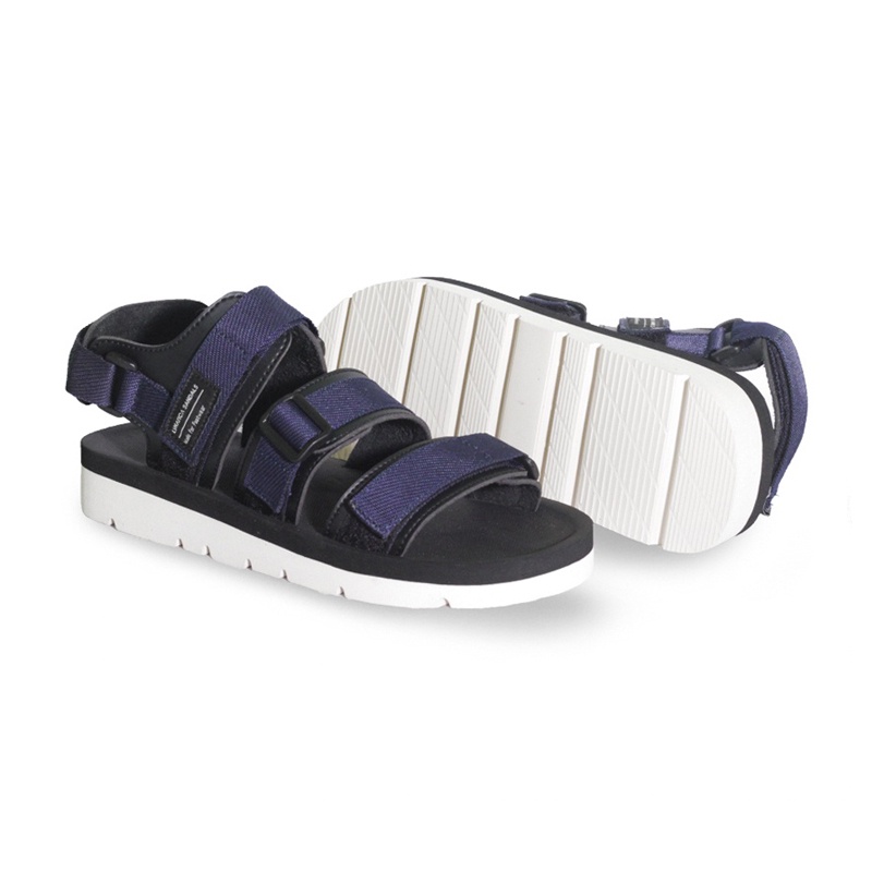 ALTO NAVY ORIGINAL x LVNATICA Sandal Casual Biru Dongker Pria Sendal Gunung Kasual Jalan Santai Harian Main Hangout Lebaran Traveling Fashion Distro Remaja Dewasa Outdoor Adventure Premium Travelling Footwear Tali 2 3 Strap Keren Terbaru Kekinian Branded