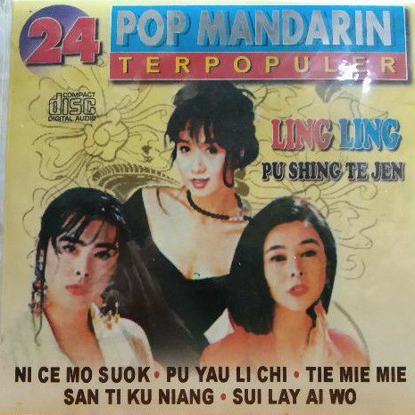 CD Musik 24 Pop Mandarin Terpopuler Cover Version