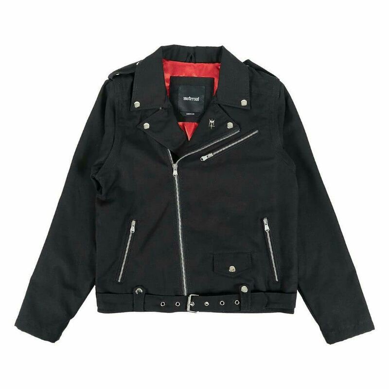 MOTORCYCLE JAKET/JAKET PRIA"FORBID" MATERNAL DISASTER