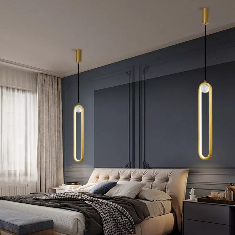 Lampu Gantung Hias Earring Anting Pendant Post Lamp Modern Industrial Minimalis Mewah Dan Elegant