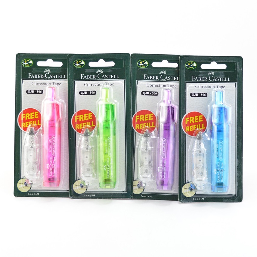 

Correction Tape Faber Castell QJR-506 (Bonus Refill) Grosir Murah-SHSNP