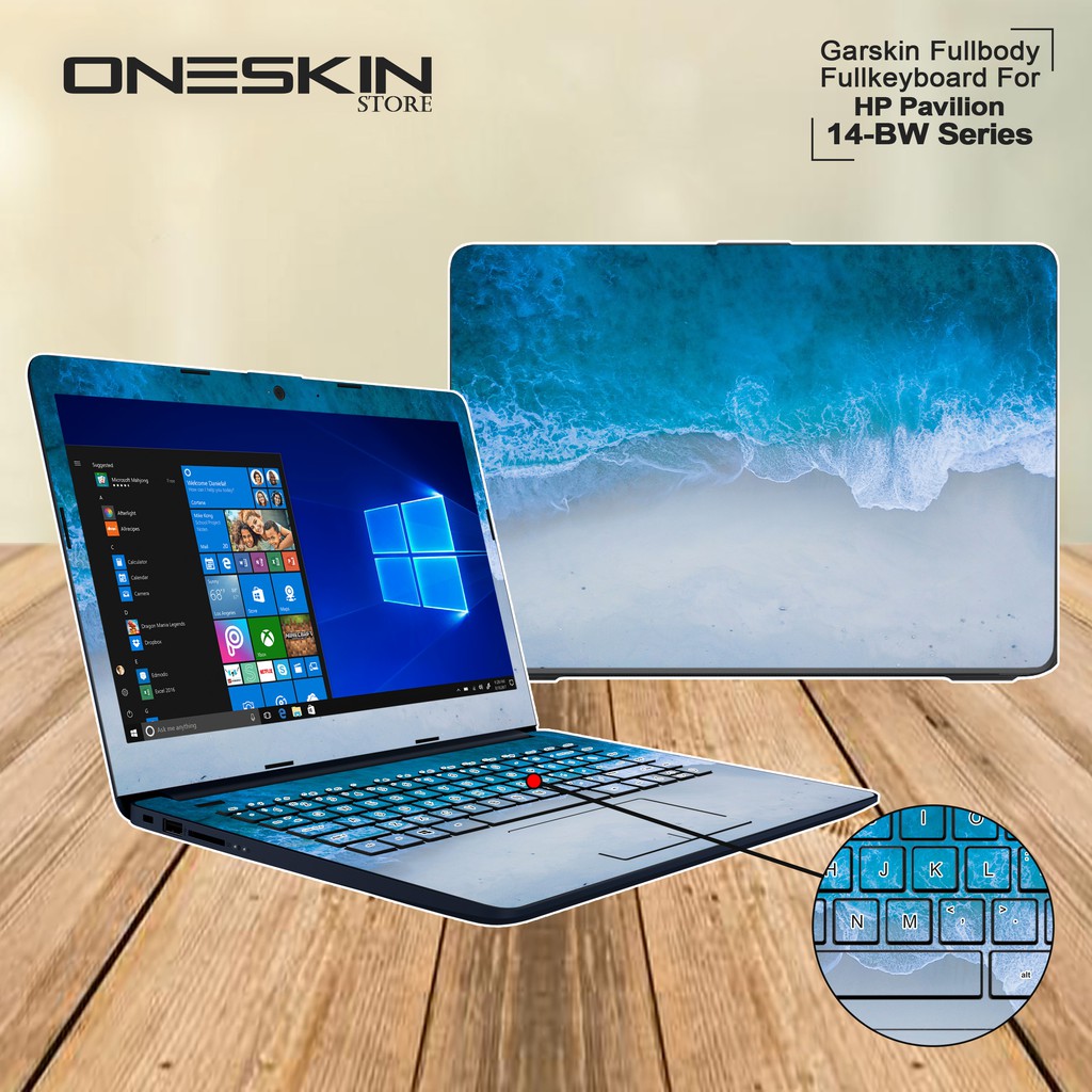 Garskin Laptop Cover HP 14-BW514AU 14-BW515AU 14-BW517AU 14-BW518AU 14-BW520AU Fullbody