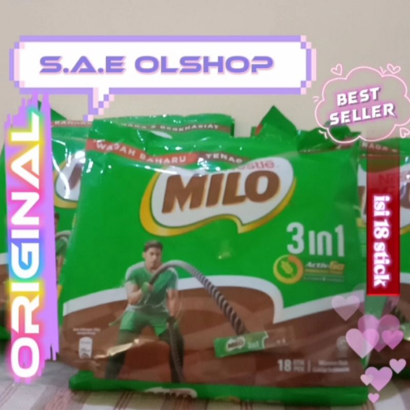 

MILO MALAYSIA KEMASAN STICK ISI 18 TERLARIS