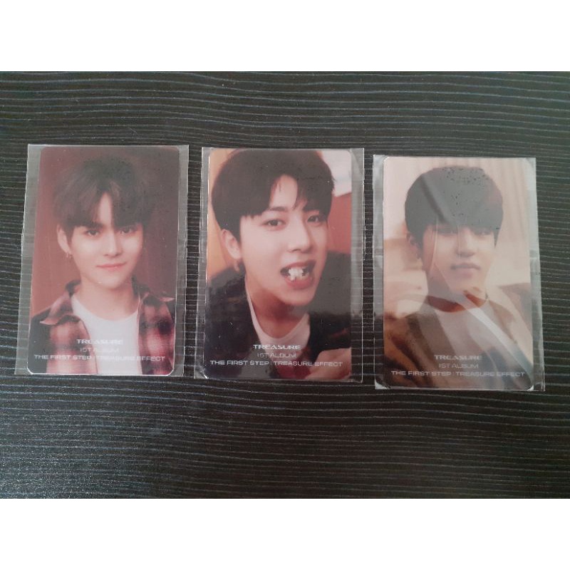 (OFFICIAL) PHOTOCARD BENEFIT SYNNARA JUNGHWAN YOSHI JEONGWOO FULL ALBUM TREASURE