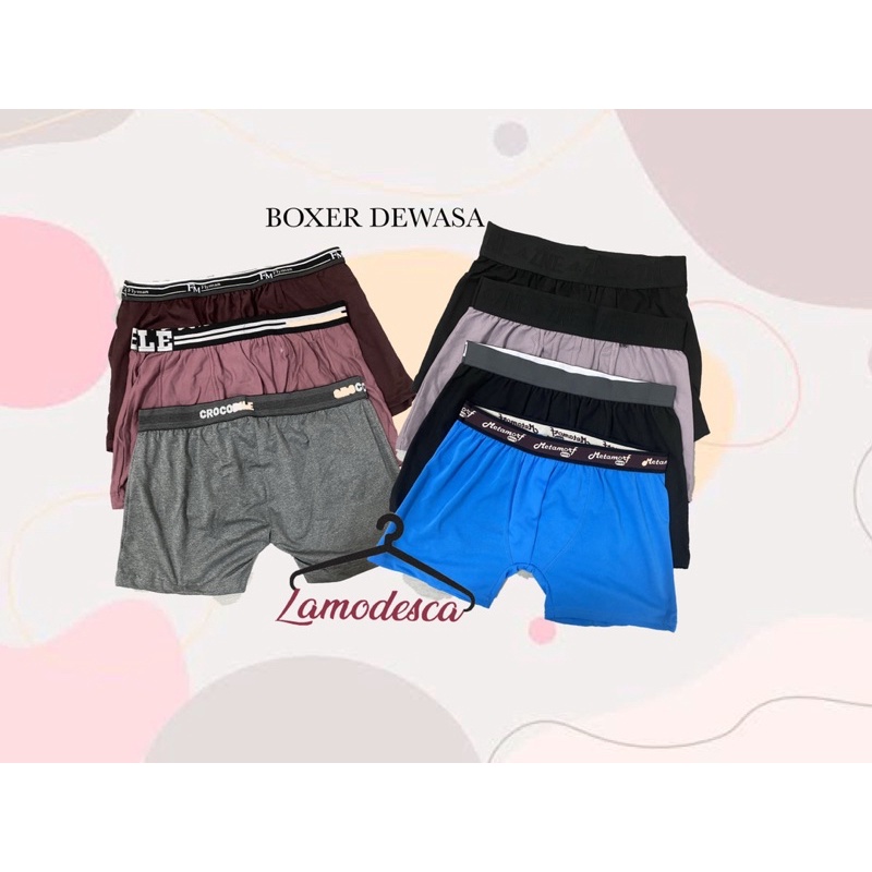 CELANA DALAM BOXER PRIA / BOXER PRIA / BOXER PRIA DEWASA / CELANA DALAM PRIA DEWASA