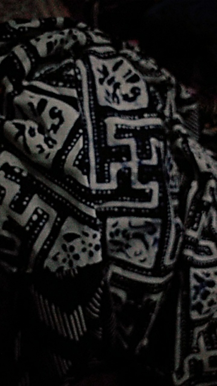 Shanaya Batik Tunik Agnesia Katun Garutan Seling Lengan Balon Kancing Depan Hidup Size S M L Xl