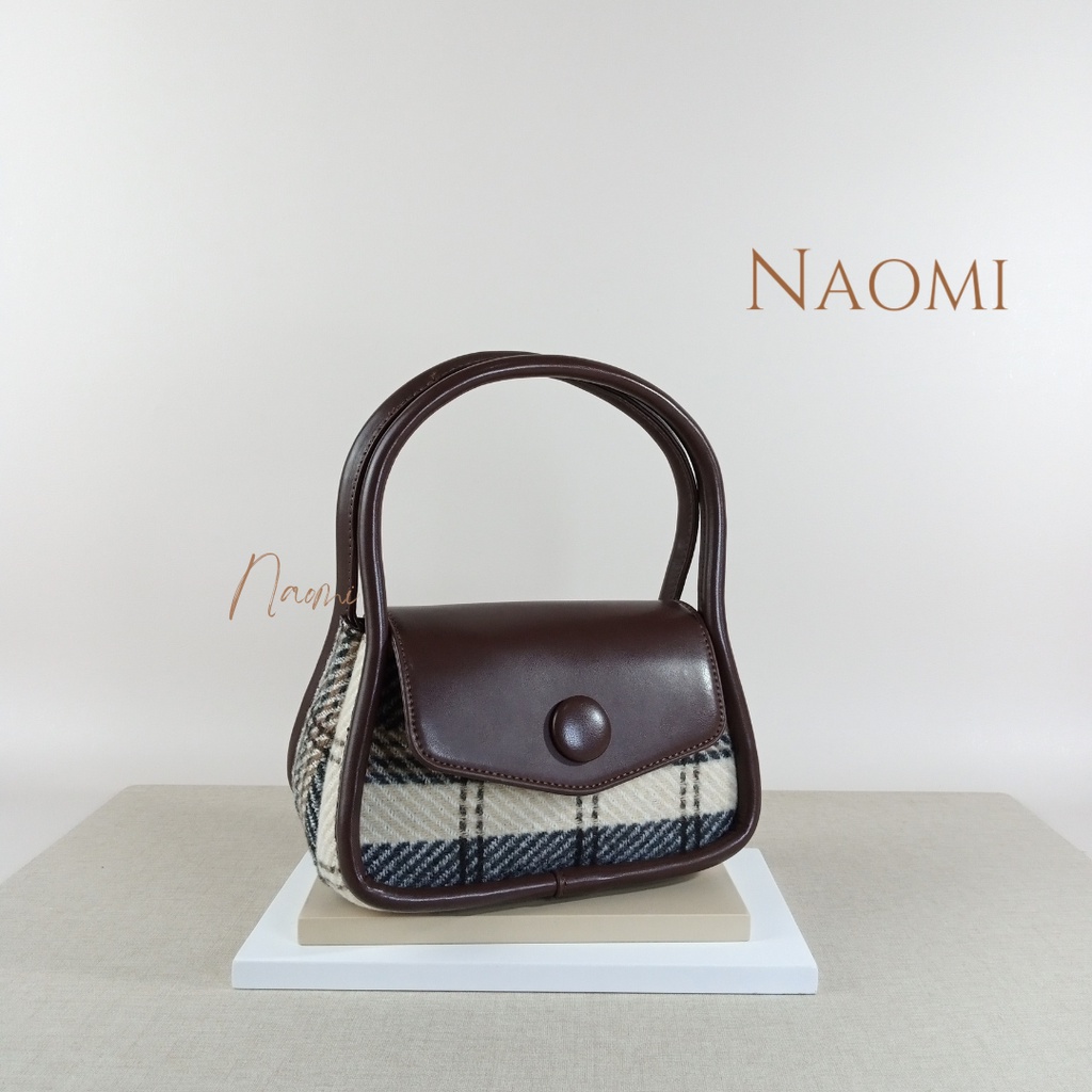 NAOMI - Anabella Sling Bag - Tas Import Wanita - Hand Bag Beludru - Tas Daily / Tas Harian - Tas Cantik - Fashion Bag - Tas Kuliah - Tas Mejeng Wanita OOTD - tas naomi - naomi bag