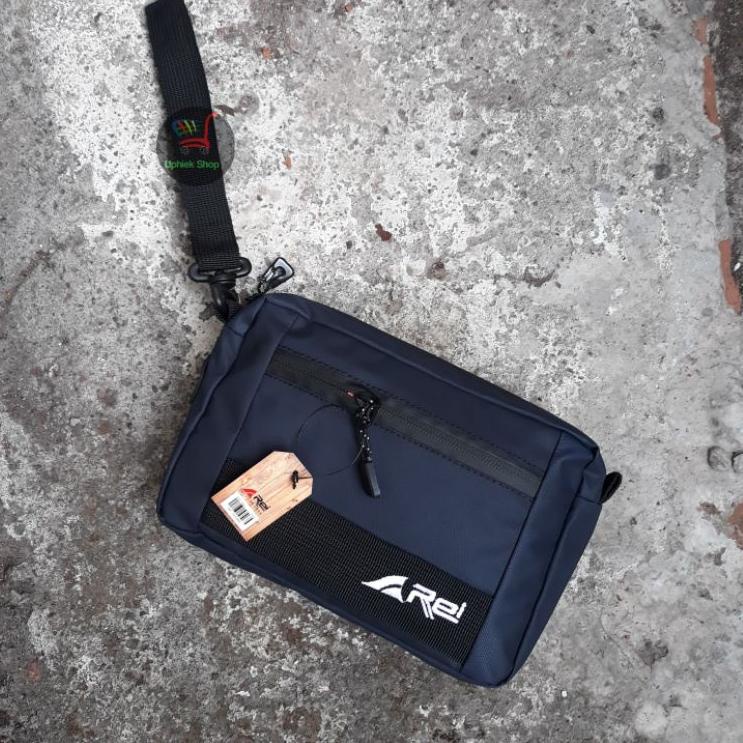♠ Clutch Pria Hand Bag Pria Wanita AREI Anti Air Pouch Tas Tangan Tas Selempang Pria Rei Noris Water