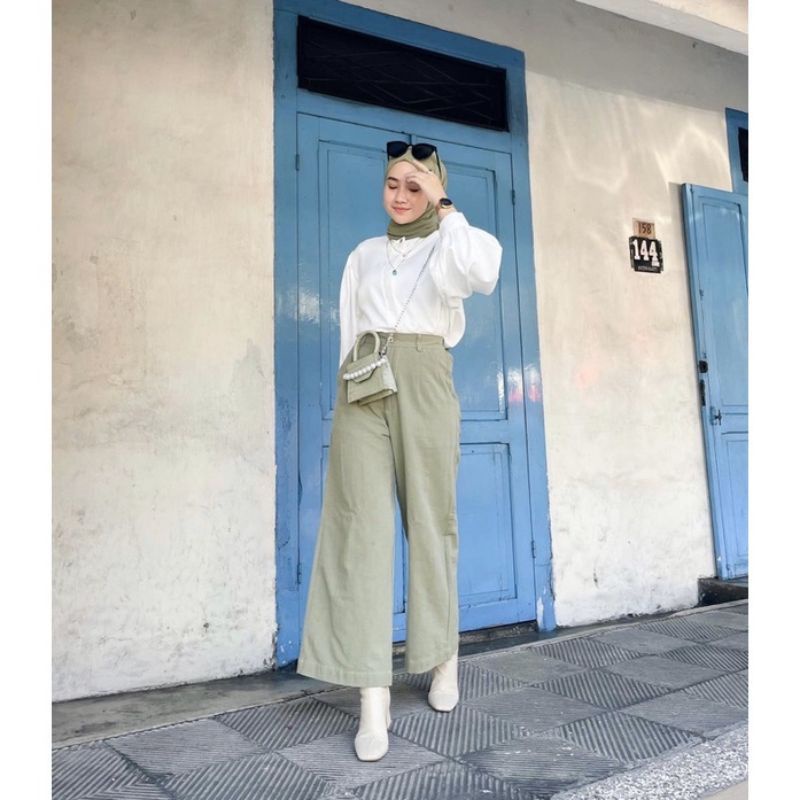 CELANA KULOT LINEN HW//CELANA KULOT//LINEN