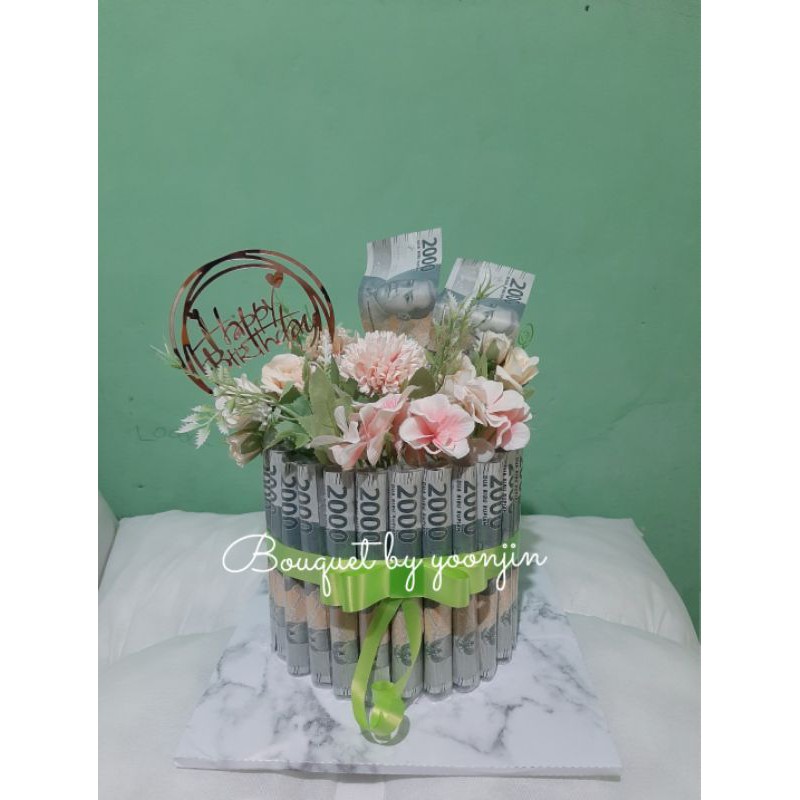 

MONEY CAKE/KUE UANG/BOUQUET BUNGA UANG