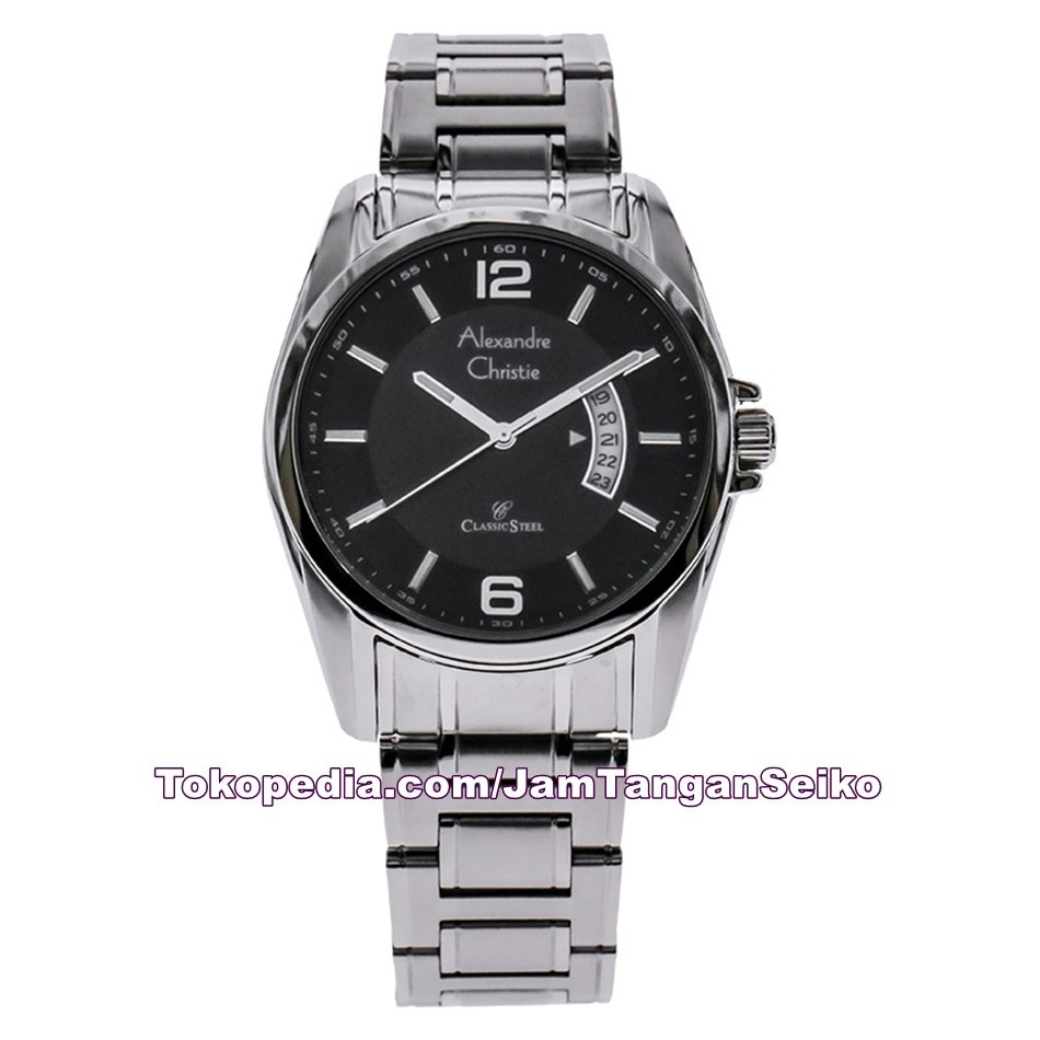 Jam Tangan Pria Alexandre Christie AC 8289 MD BSSBA Original Stainless