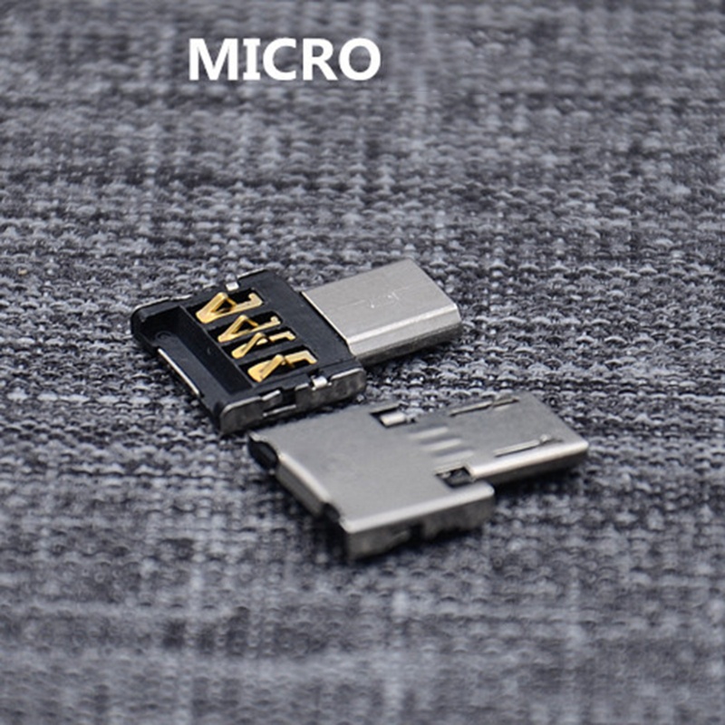 Vivi Adapter OTG Usb 2.0 Ke Tipe-C / Micro Usb Bahan Metal