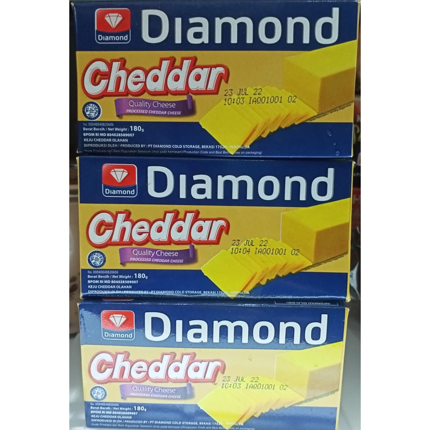 Keju cheddar diamond