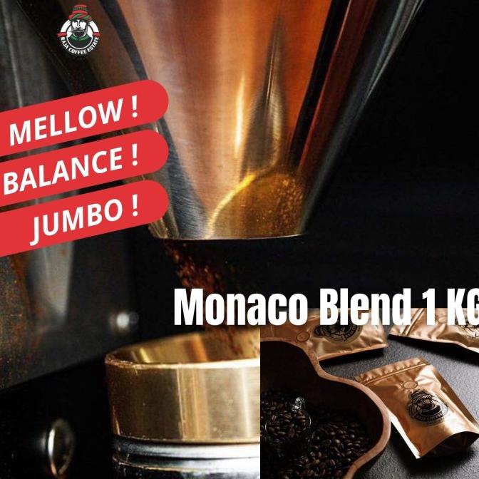 

KOPI BIJI BUBUK ACEH GAYO 1 KG MONACO BLEND JAMIN FRESH ROAST -Diskon Besar