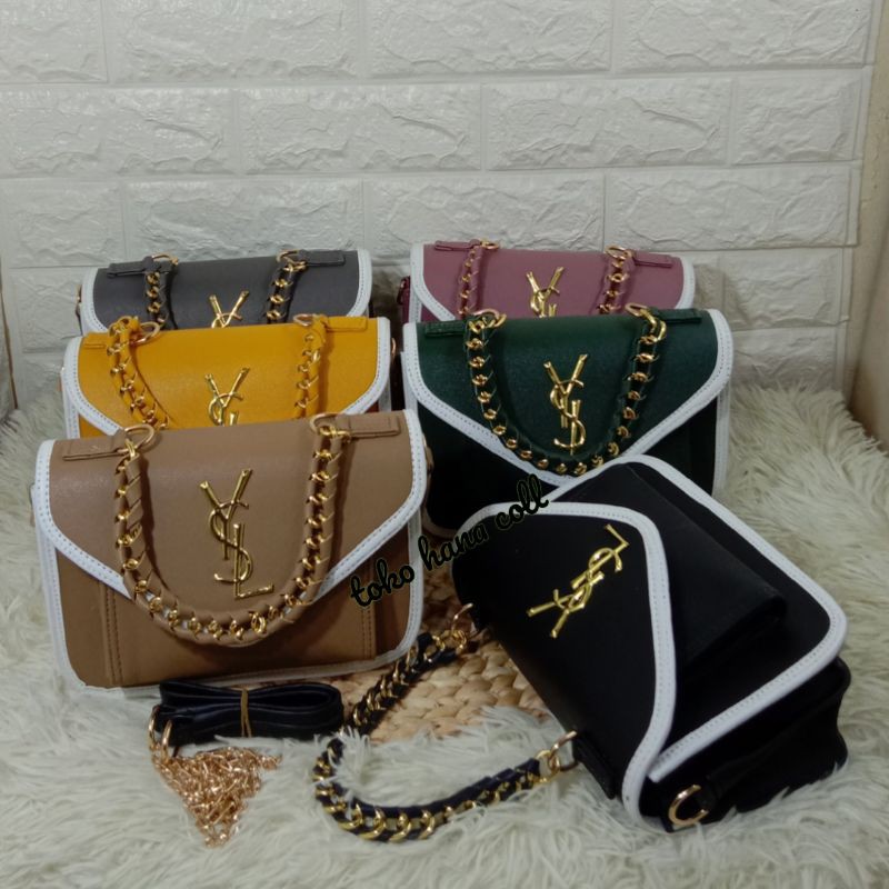 FASHION WANITA VSL /SLEMPANG WANITA TERBARU/tas tali Rante ulir/SLINGBAG