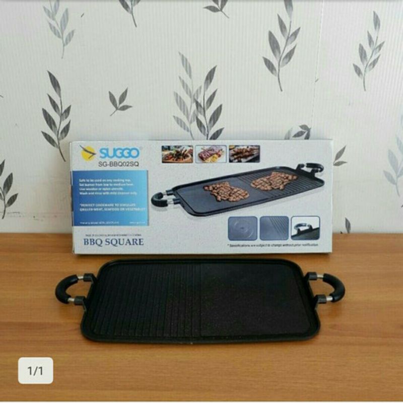 (⭐⭐⭐⭐⭐) MULTI GRILL LONG SUGGO teflon anti lengket