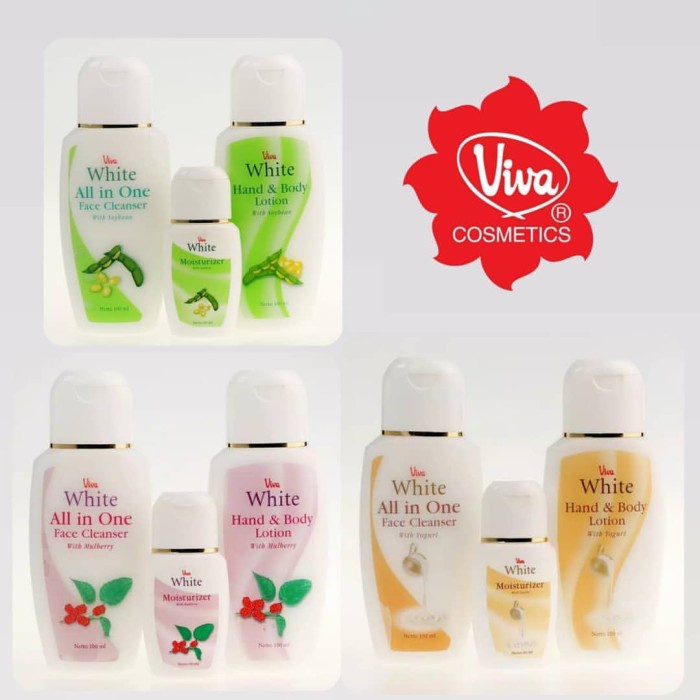 *galerybeautysemarang* Viva White Moisturizer 30ml Travel Size (Mulberry / Yogurt / Soybean)