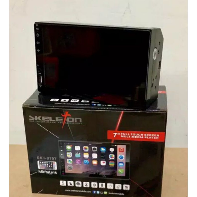 Head Unit Double DIN Skeleton SKT-8197 7&quot; Inch MP5 (Mirrorlink &amp; Bluetooth)