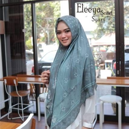 HIJAB SEGIEMPAT SYARI SIZE 140 X 140  PRINTING II Eleeya scarf